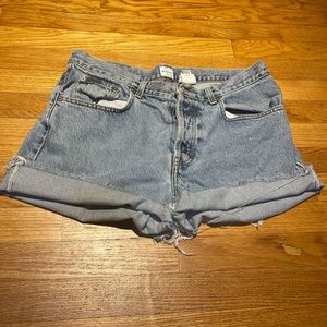 Calvin Klein Boyfriend Jean double stone wash shorts